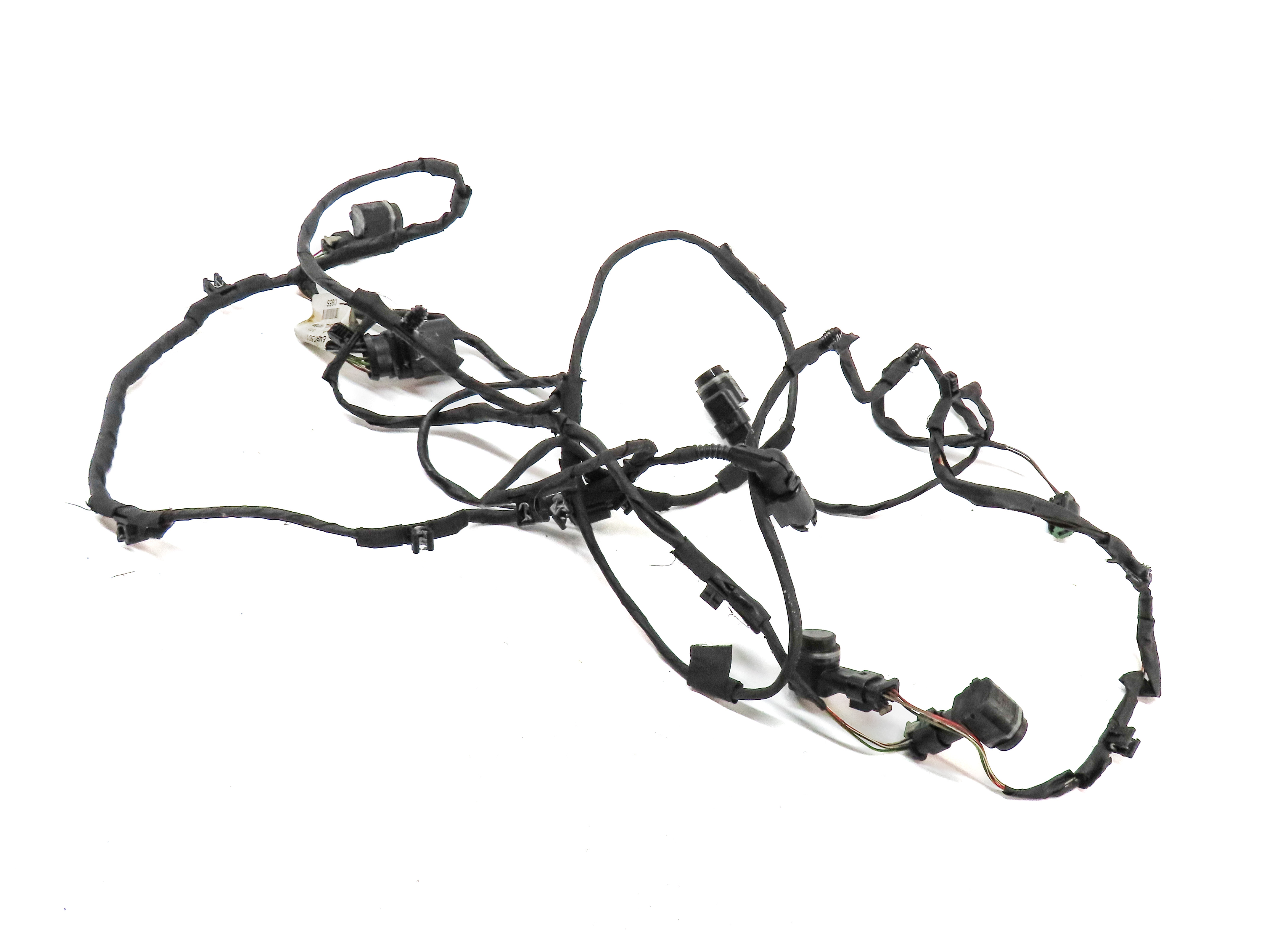 2016 AUDI Q3 (8U) FRONT PDC PARK SENSOR SET-4 & WIRE WIRING HARNESS LOOM (Black) — exact item pictured